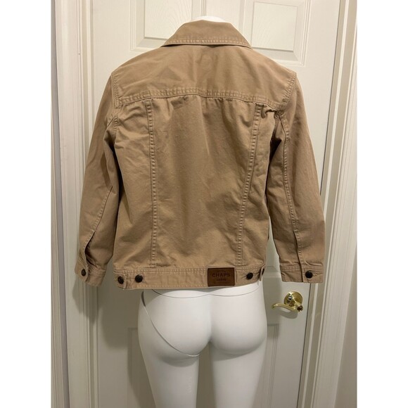 Chaps Tan womens Cropped Jacket - Picture 4 of 12